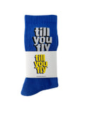 Till You Fly Socks (Blue)